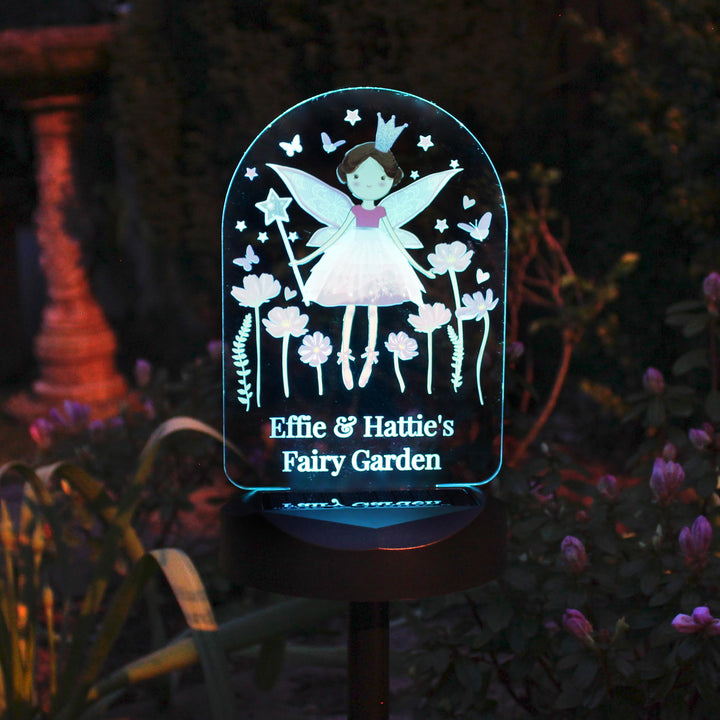 Personalised Fairy Princess Solar Light – alternative view