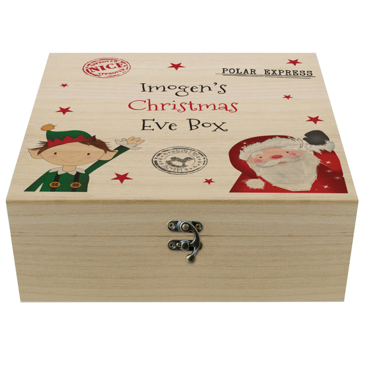 Personalised Wooden Christmas Eve Box – alternative view
