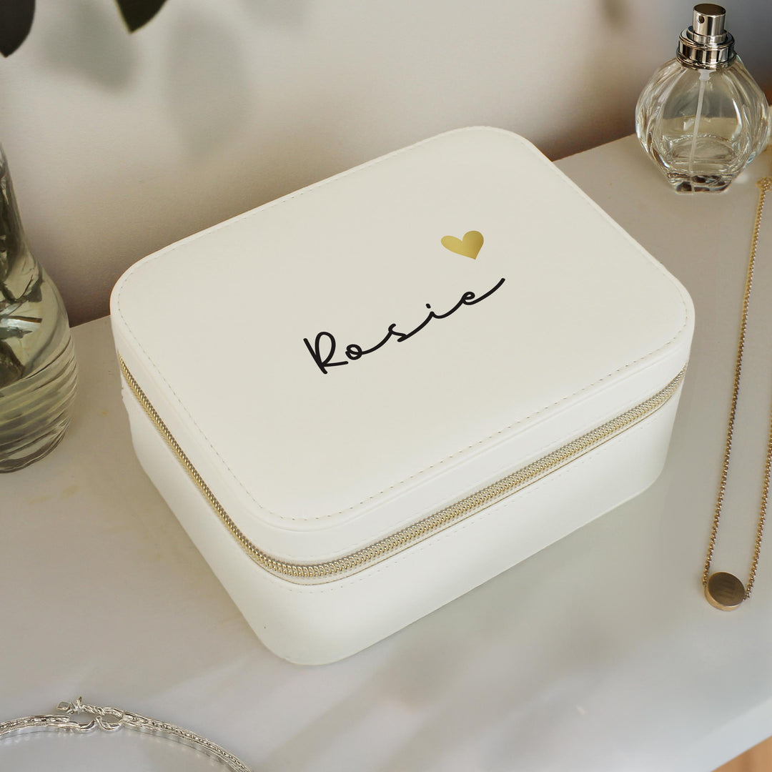 Personalised Travel Jewellery Box