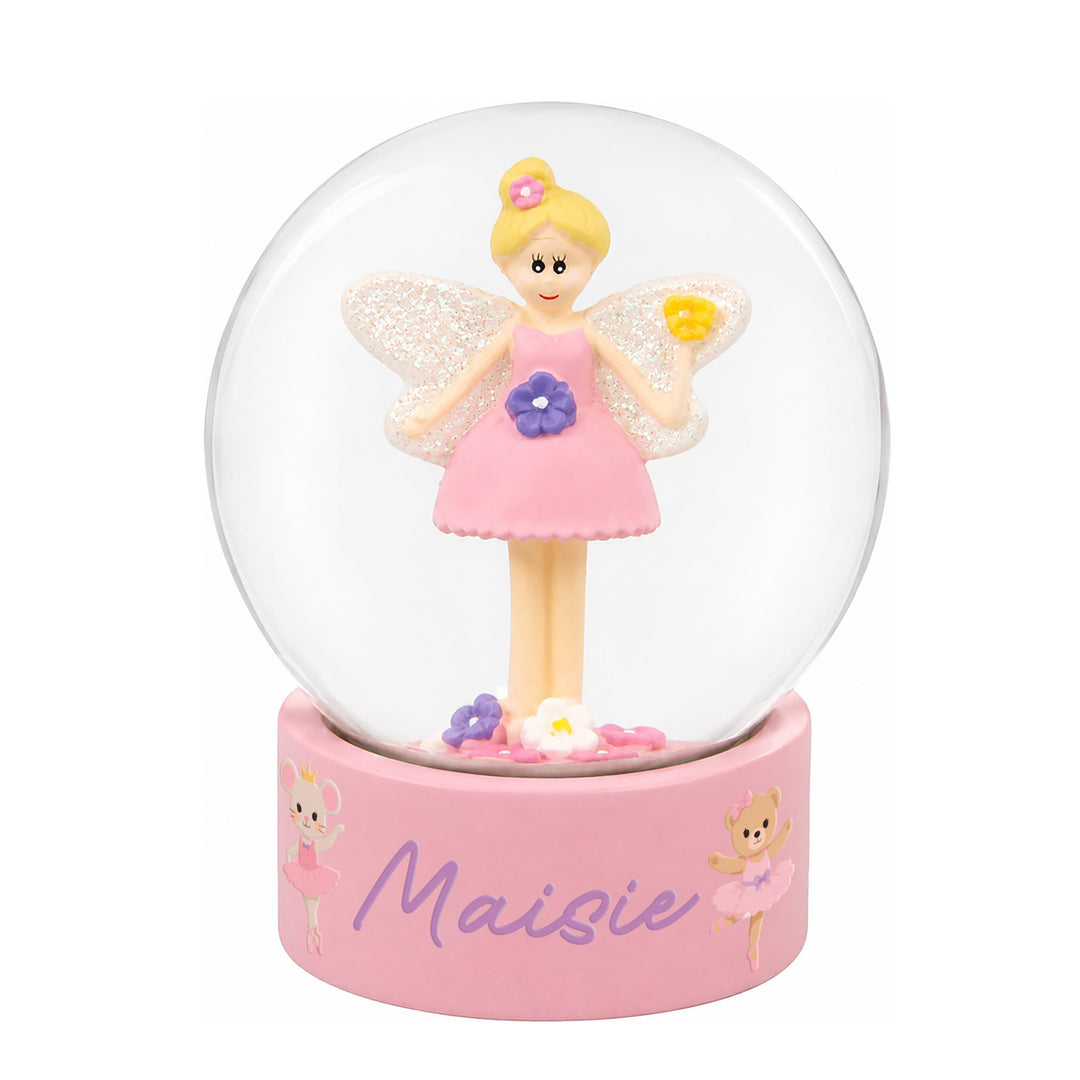 Personalised Nutcracker Fairy Snow Globe Ornament, The Personal Shop, personalised gifts