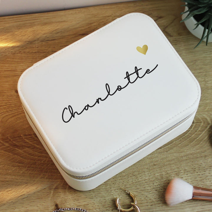 Personalised Travel Jewellery Box – alternative view