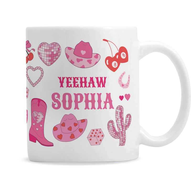 Personalised Cowgirl Mug