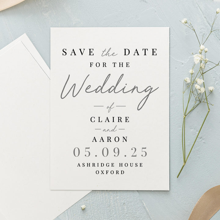 Personalised Set of 36 Wedding Save the Dates
