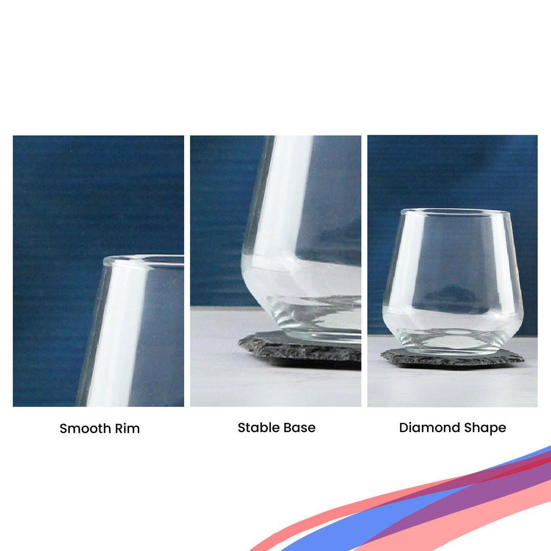 Personalised Allegra Whisky Glass Tumbler 340ml