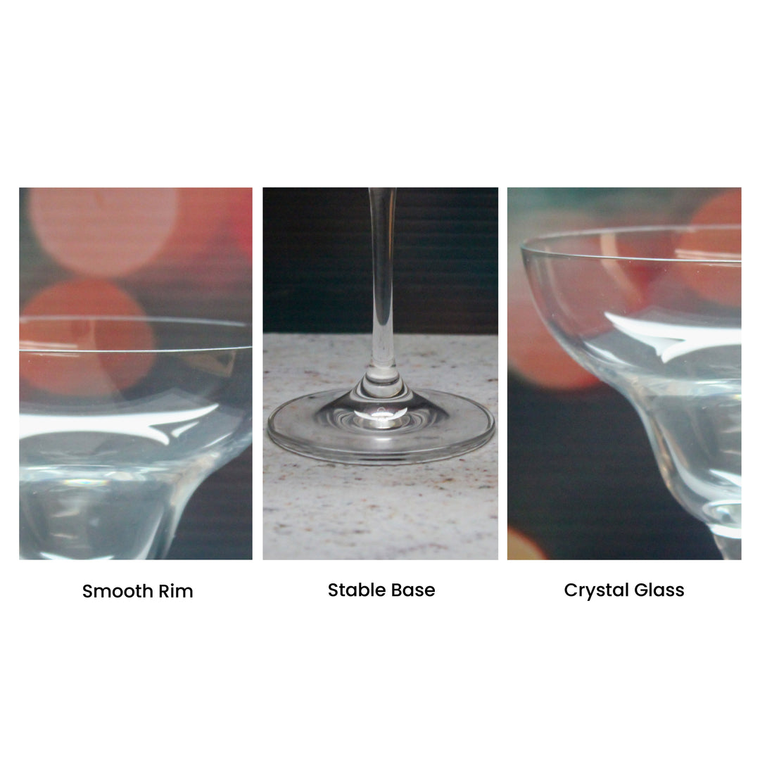 Personalised Infinity Margarita Cocktail Glass with Heart
