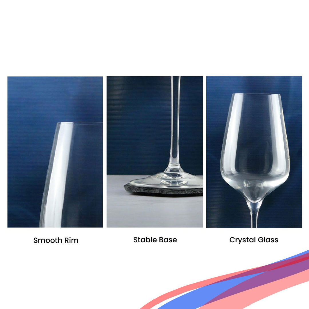Personalised Engraved Crystal Wine Glass 550ml