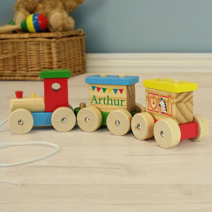 Personalised Circus Toy Train, The Personal Shop, personalised gifts
