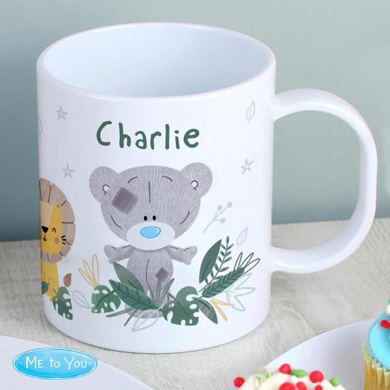 Personalised Tiny Tatty Teddy Jungle Animals Plastic Mug