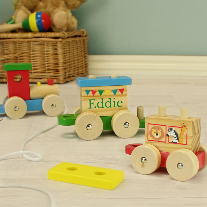Personalised Circus Toy Train, The Personal Shop, personalised gifts