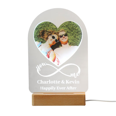 Personalised Heart Photo Upload LED Light