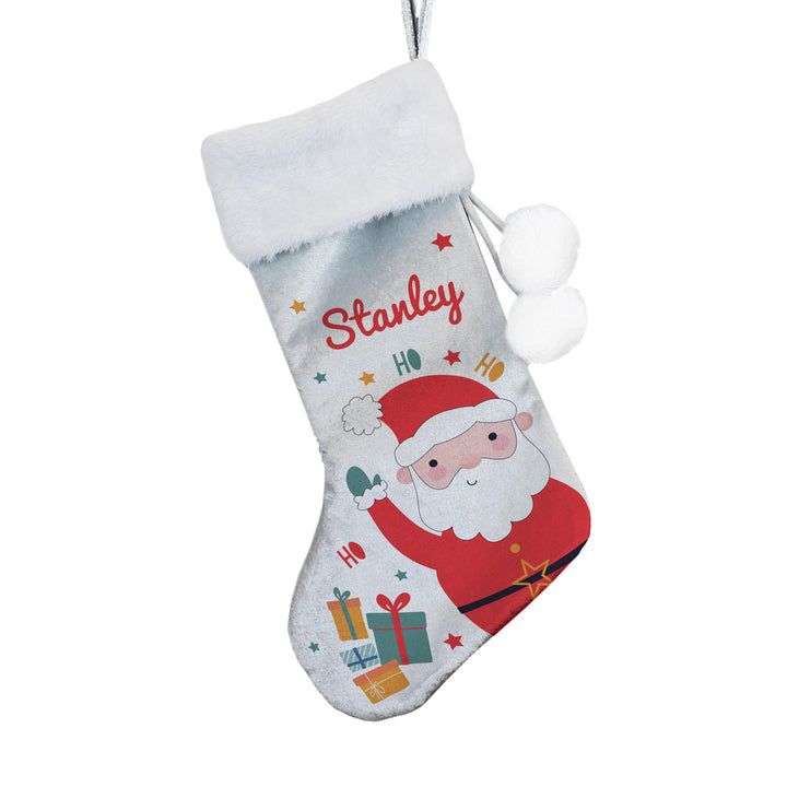 Personalised Santa Christmas Stocking – alternative view