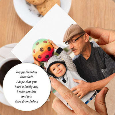 Personalised Photo Upload Card - Display Font