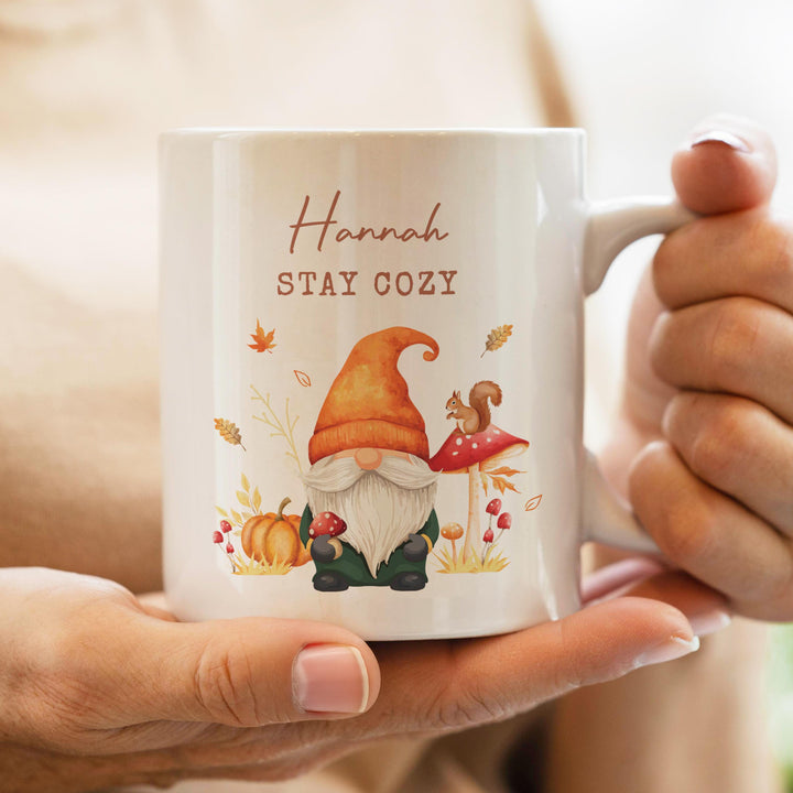 Personalised Autumn Gonk Mug – alternative view