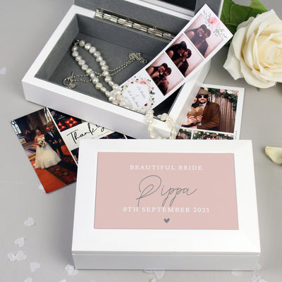 Personalised Free Text Jewellery Box