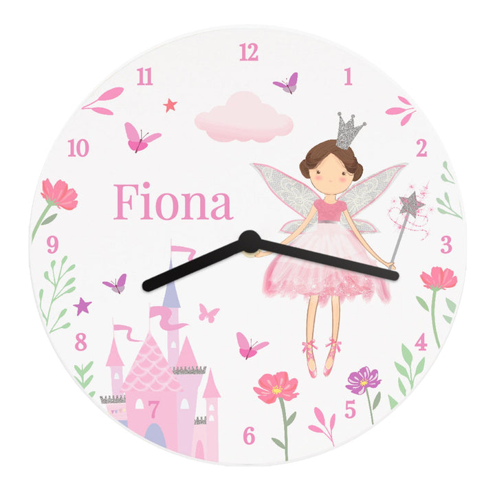 Personalised Fairy Princess Clock – alternative view