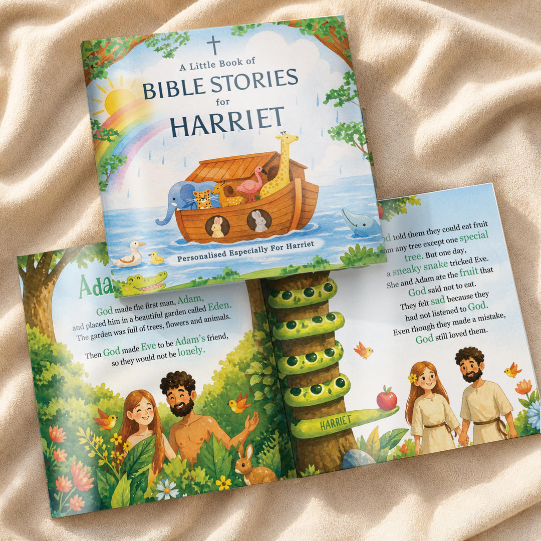 Personalised Childrens Bible Stories Book, The Personal Shop, personalised gifts