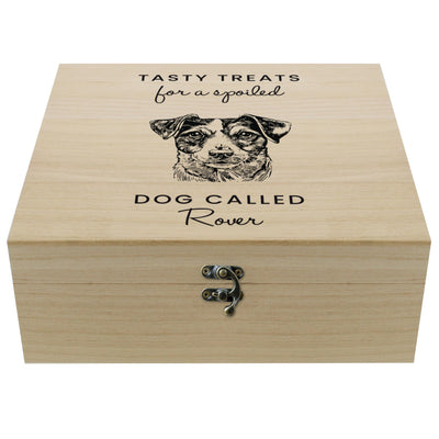 Personalised Dog Breed Wooden Storage Box