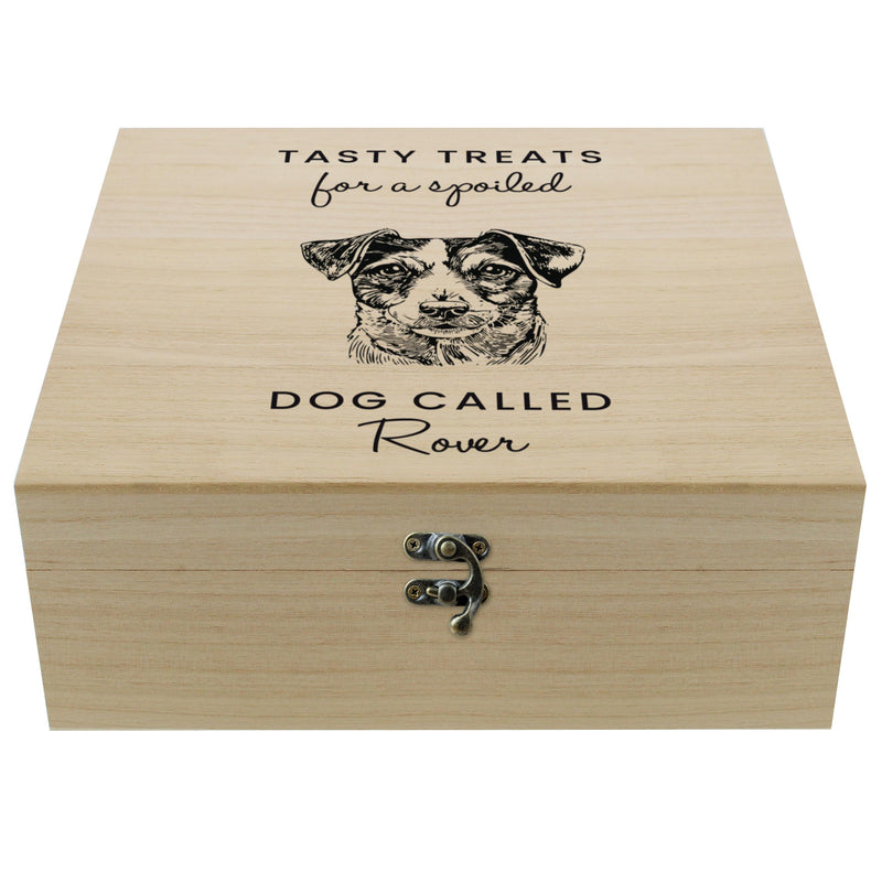 Personalised Dog Breed Wooden Storage Box