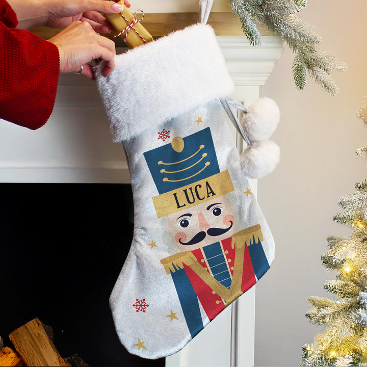 Personalised Nutcracker Christmas Stocking – alternative view