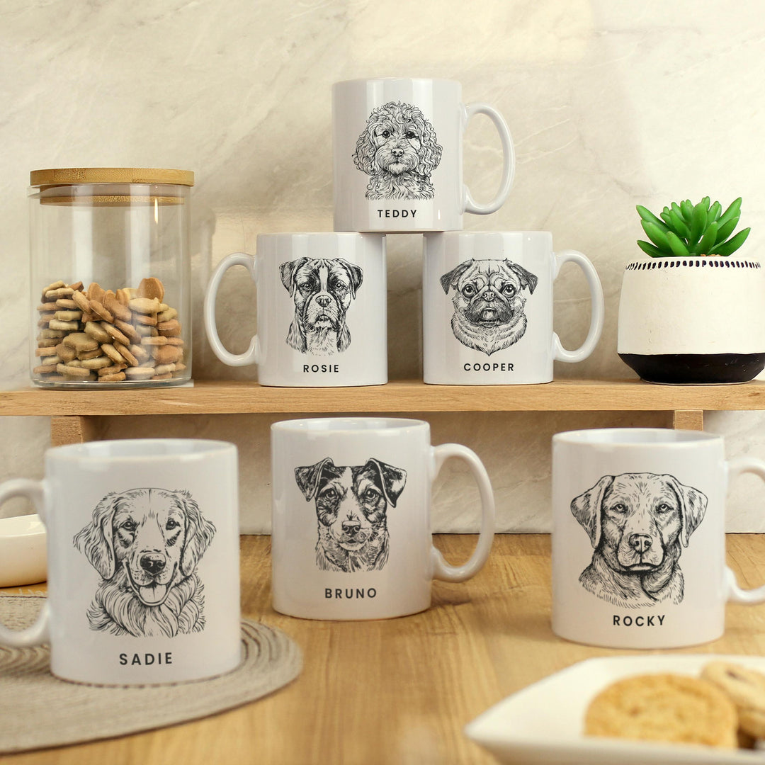 Personalised Dog Breed Mug – alternative view