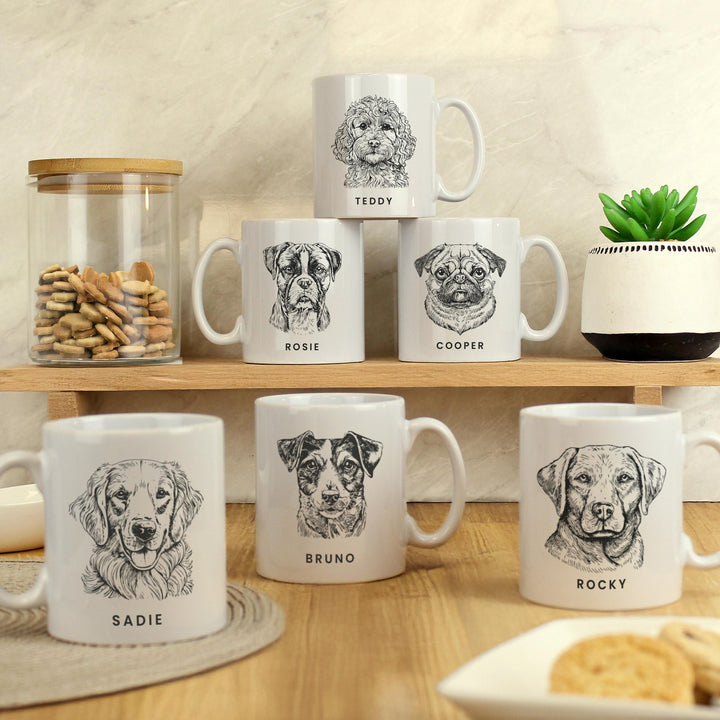 Personalised Dog Breed Mug – alternative view