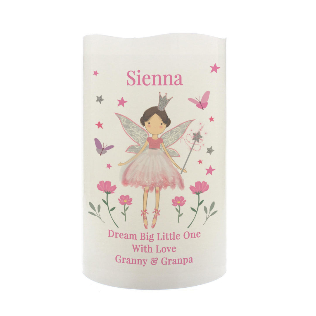 Personalised Fairy Princess Night Light LED Candle – alternative view