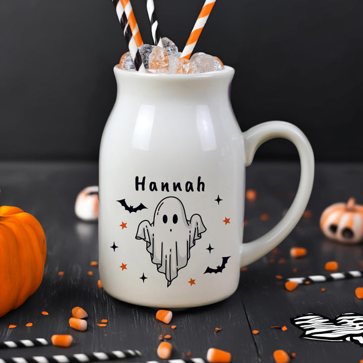 Personalised Halloween Ghost Jug, The Personal Shop, personalised gifts