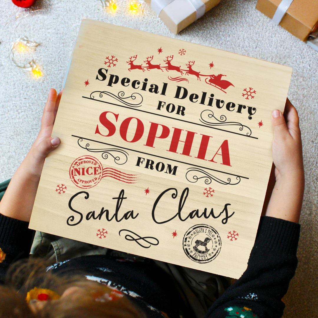 Personalised Special Delivery Christmas Eve Box – alternative view