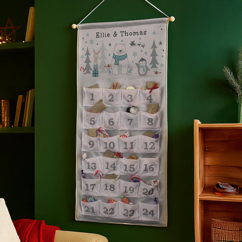 Personalised Polar Bear Advent Calendar