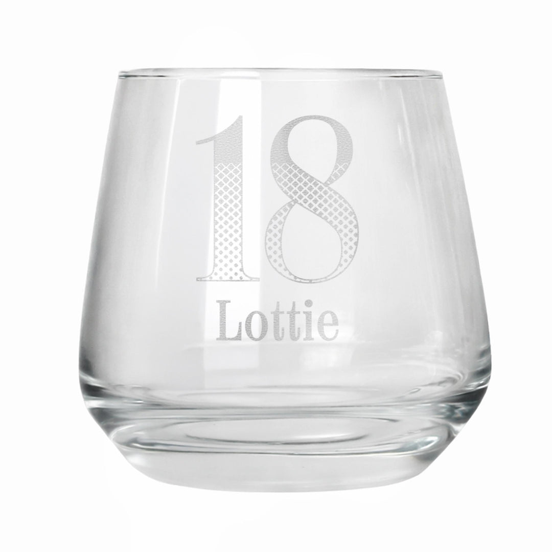 Personalised Big Age Tumbler, The Personal Shop, personalised gifts