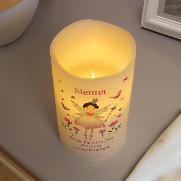 Personalised Fairy Princess Night Light LED Candle – alternative view
