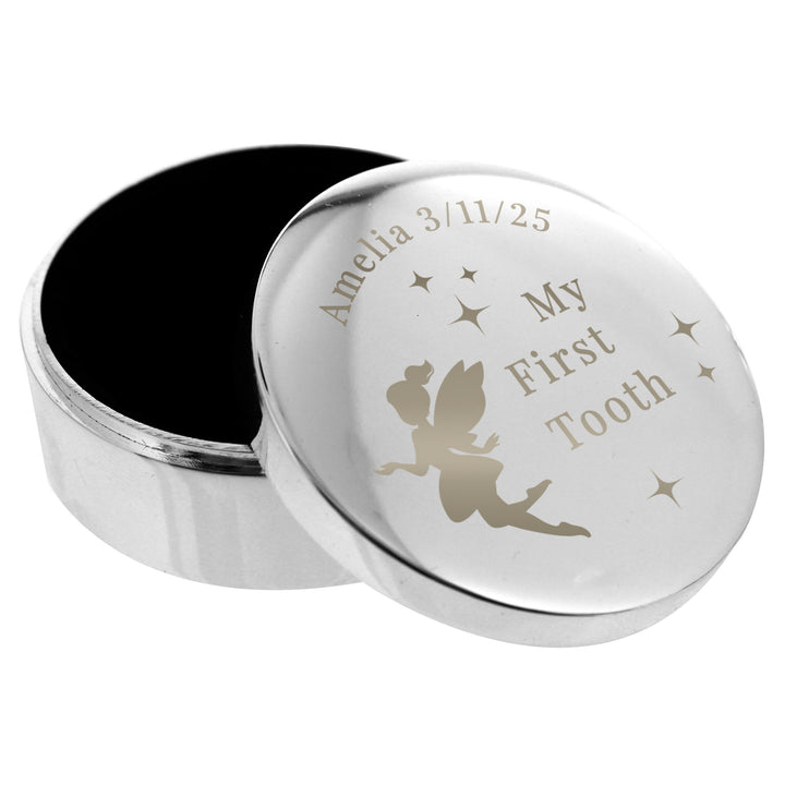 Personalised Fairy Princess First Tooth Trinket Box – alternative view