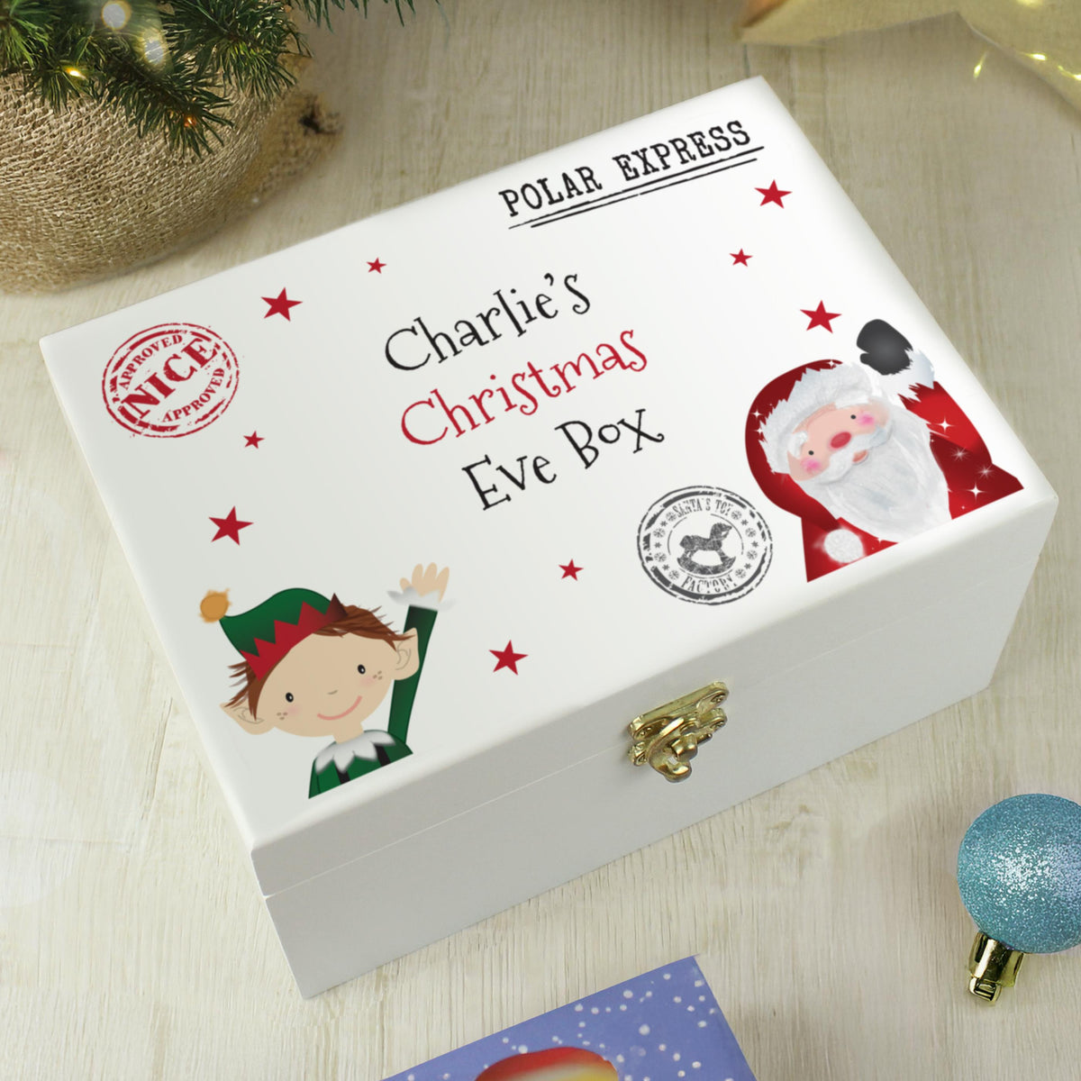 Personalised Small Christmas Eve Box – alternative view