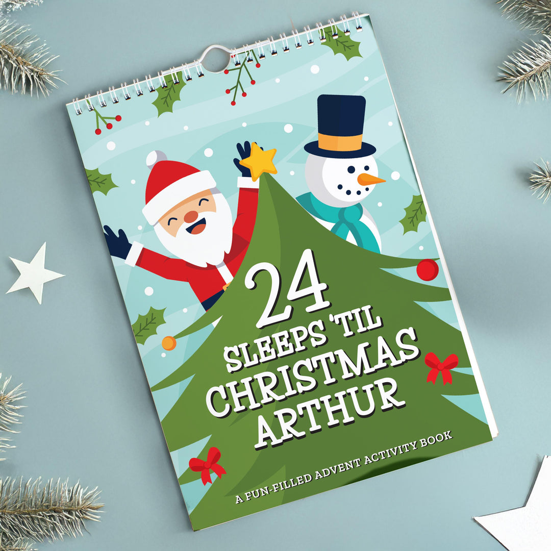 Personalised 24 Sleeps Christmas Activity Advent Calendar – alternative view