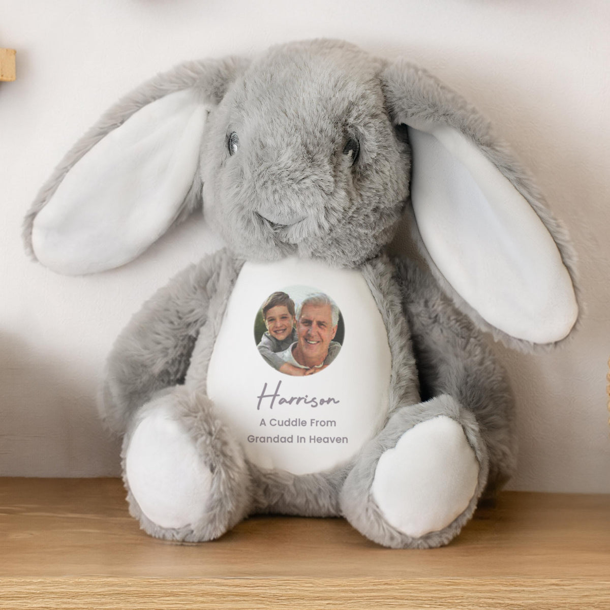 Personalised Sentimental Photo Upload Bunny, The Personal Shop, personalised gifts