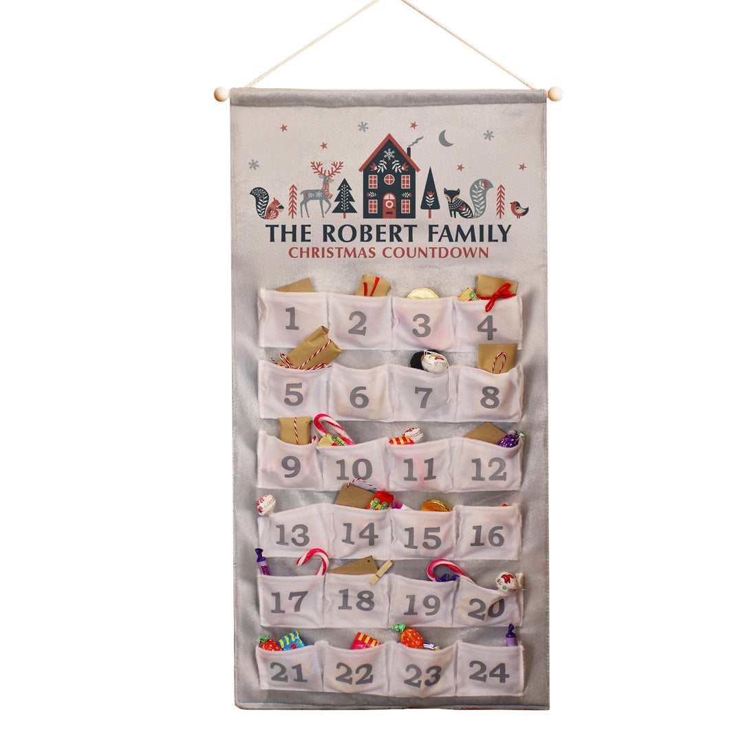 Personalised Christmas Home Advent Calendar – alternative view