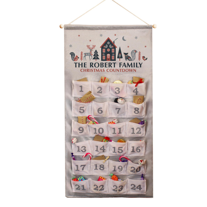Personalised Christmas Home Advent Calendar – alternative view