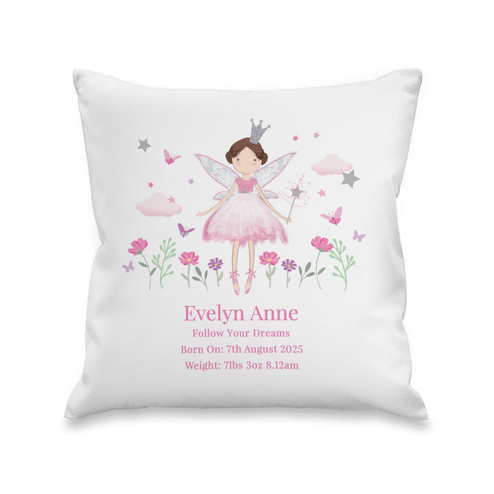 Personalised Fairy Princess Cushion – alternative view