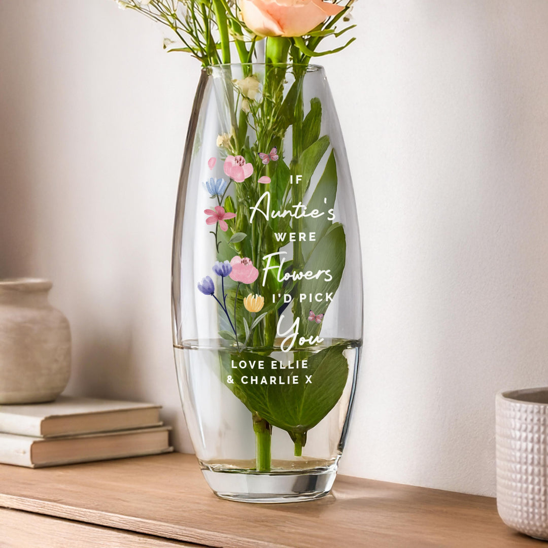 Personalised Id Pick You Text Bullet Vase, The Personal Shop, personalised gifts