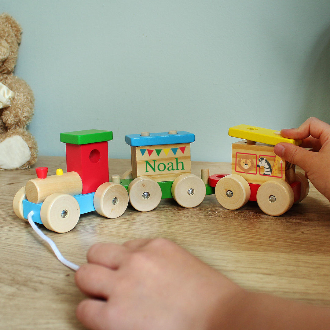 Personalised Circus Toy Train, The Personal Shop, personalised gifts