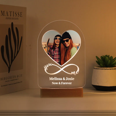 Personalised Heart Photo Upload LED Light