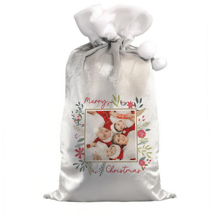 Personalised Photo Upload Christmas Sack – alternative view