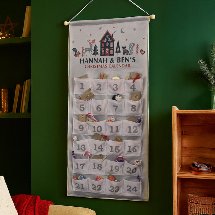 Personalised Christmas Home Advent Calendar – alternative view