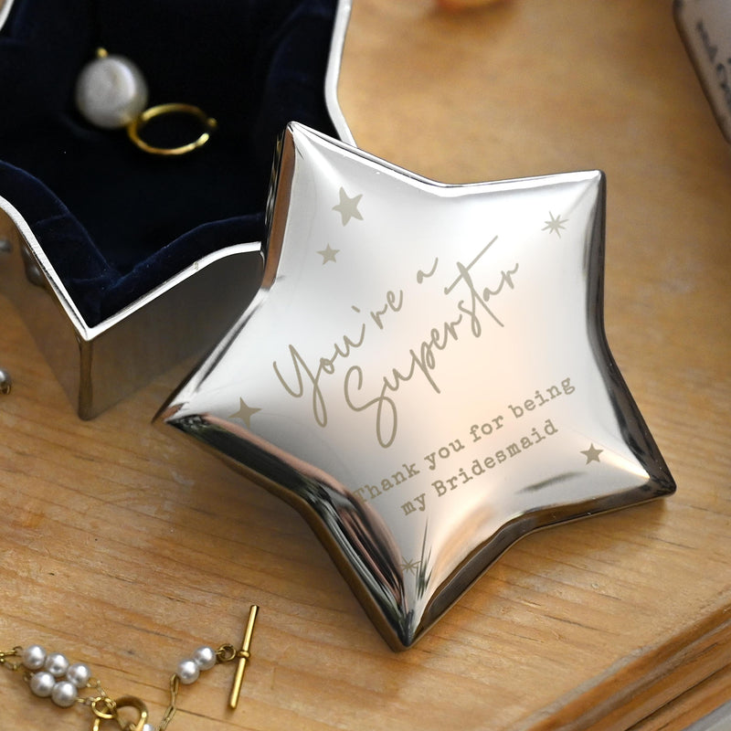 Personalised Youre a Star Trinket Box