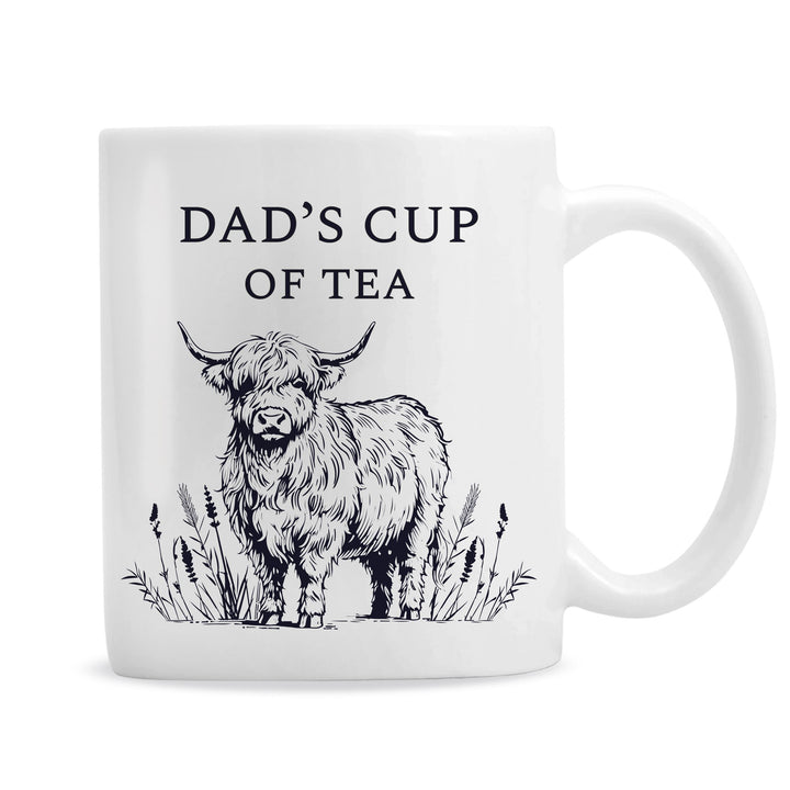 Personalised Black Highland Cow Mug – alternative view