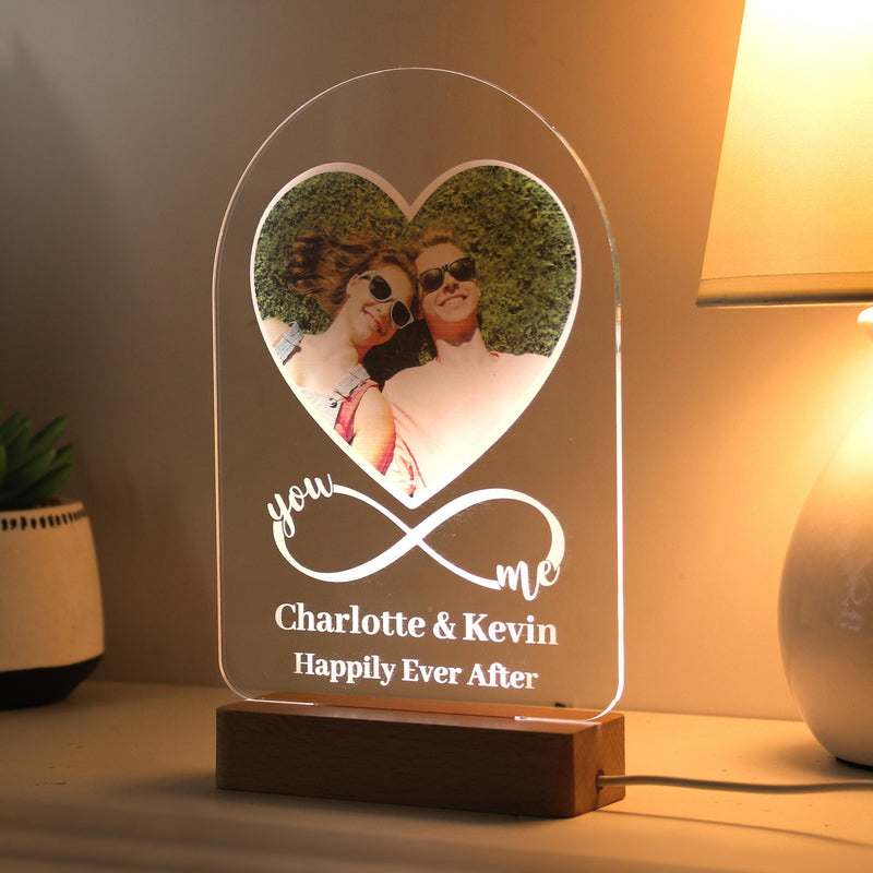 Personalised Heart Photo Upload LED Light