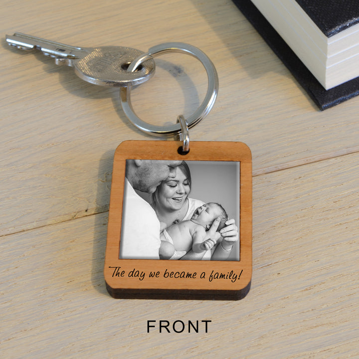 Personalised Family Photo Calendar Keyring