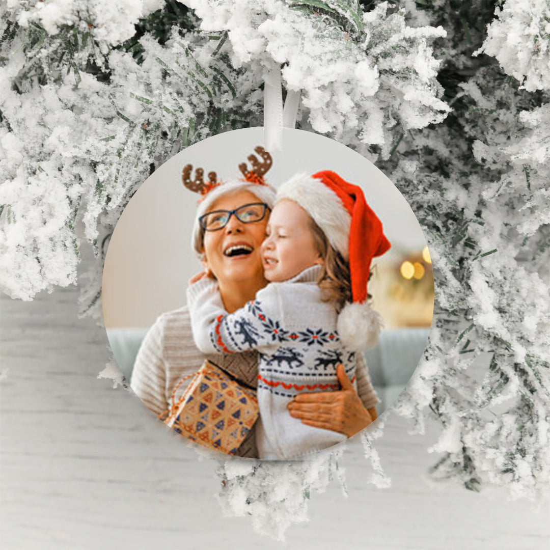 Personalised Photo Upload Hanging Decoration