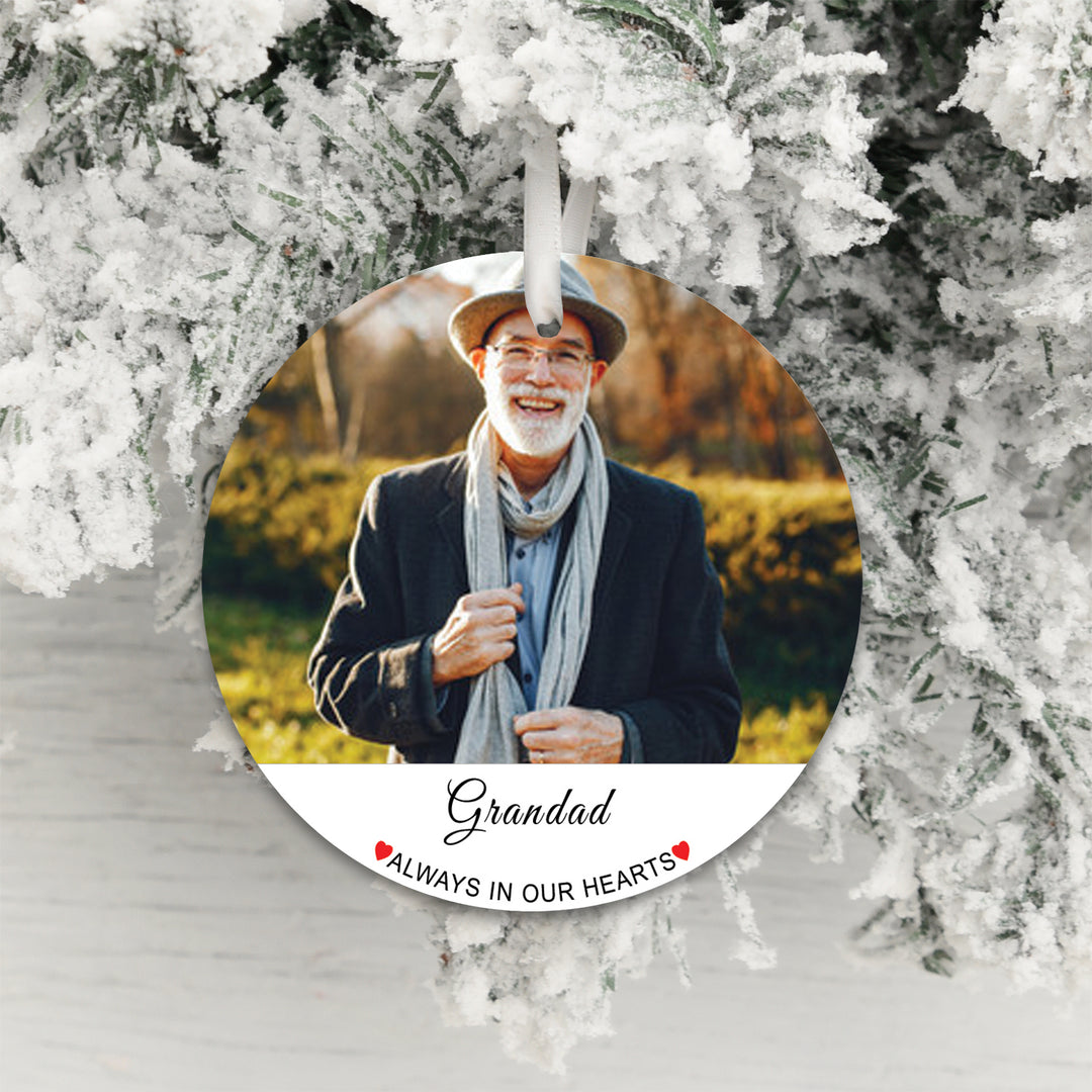 Personalised Always In Our Hearts Photo Decoration
