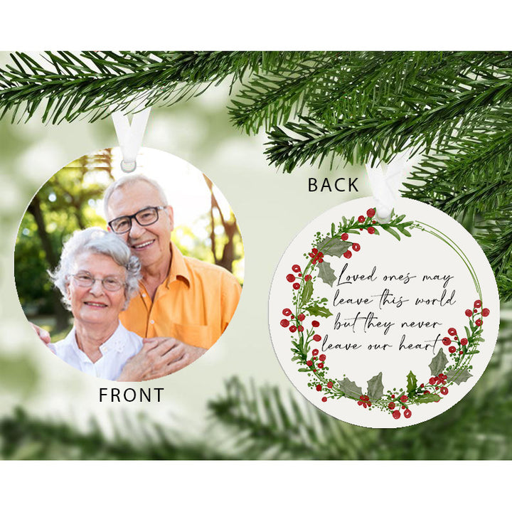 Personalised Memorial Photo Upload Hanging Decoration